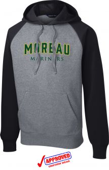 Sport-Tek Unisex Pullover Hooded Sweatshirt, Black/ Vintage Heather